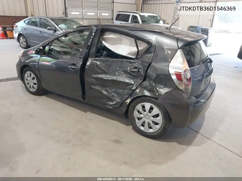 2013 Toyota Prius C Two VIN: JTDKDTB36D1546369 Lot: 45400014