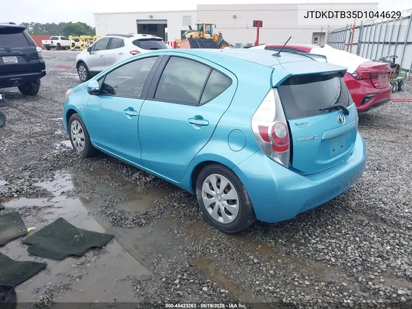 2013 Toyota Prius C Two VIN: JTDKDTB35D1044629 Lot: 45423263