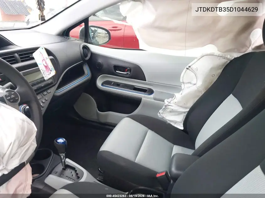 2013 Toyota Prius C Two VIN: JTDKDTB35D1044629 Lot: 45423263