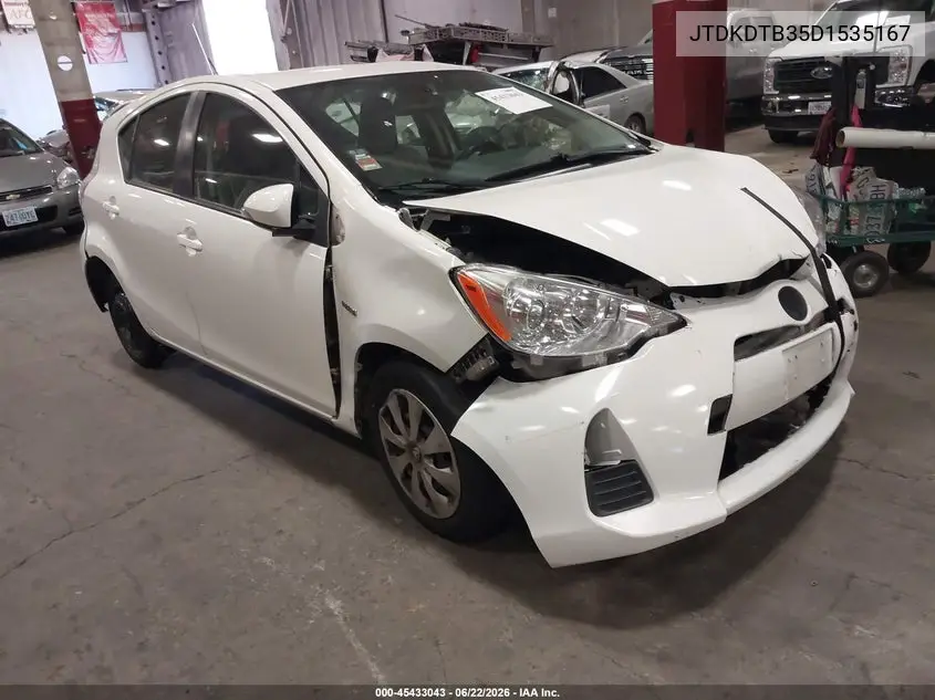 2013 Toyota Prius C One VIN: JTDKDTB35D1535167 Lot: 45433043