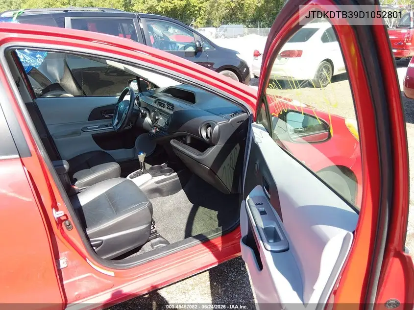 2013 Toyota Prius C Four VIN: JTDKDTB39D1052801 Lot: 45457082