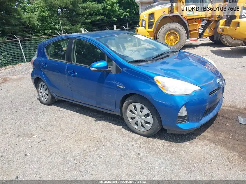 2013 Toyota Prius C Two VIN: JTDKDTB36D1037608 Lot: 45469024