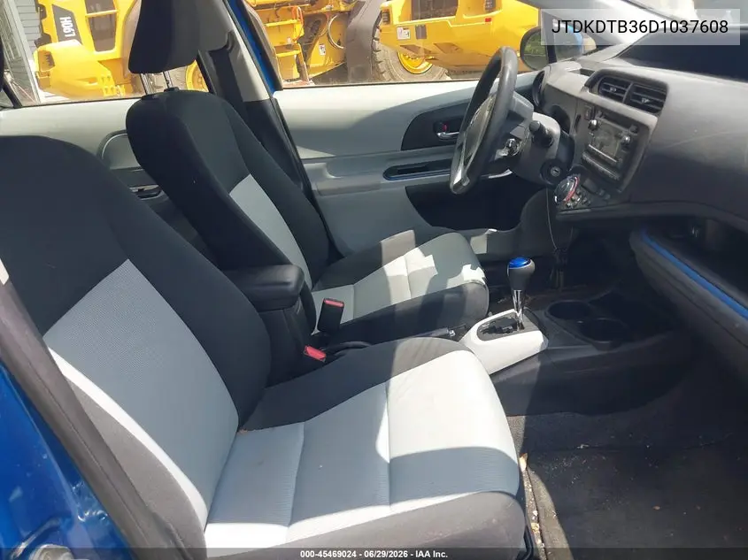 2013 Toyota Prius C Two VIN: JTDKDTB36D1037608 Lot: 45469024