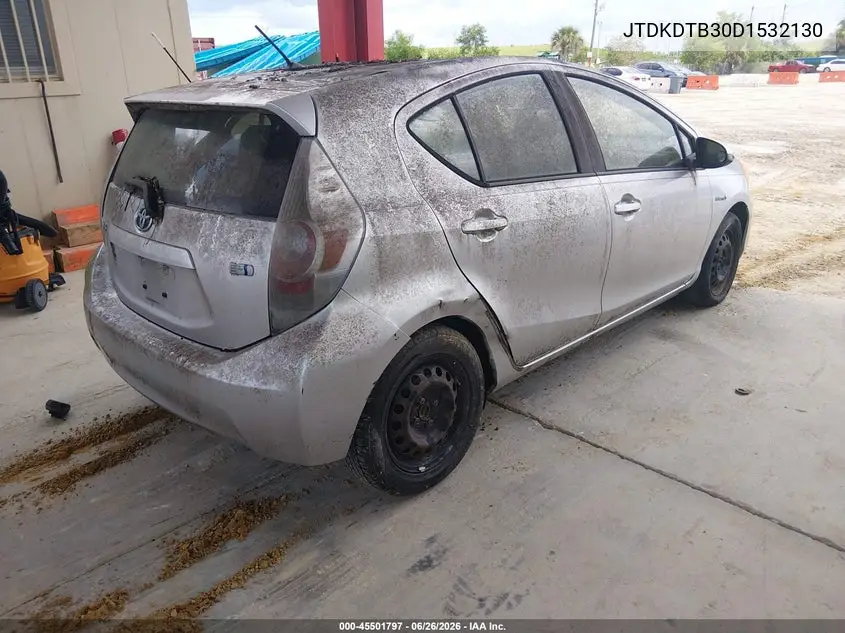 2013 Toyota Prius C Two VIN: JTDKDTB30D1532130 Lot: 45501797