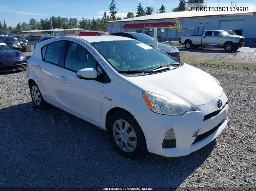 2013 Toyota Prius C One VIN: JTDKDTB35D1539901 Lot: 45578265