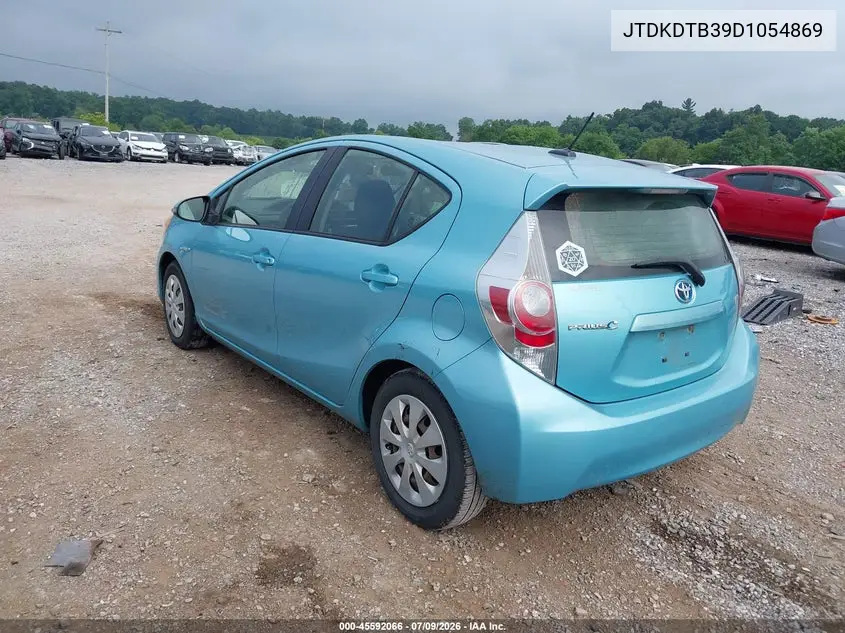 2013 Toyota Prius C Three VIN: JTDKDTB39D1054869 Lot: 45592066