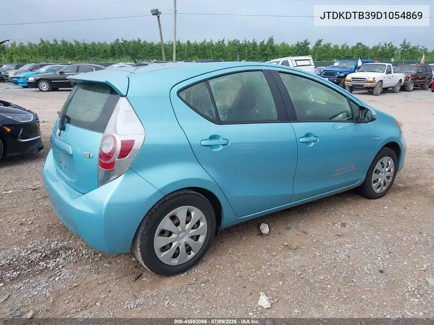 2013 Toyota Prius C Three VIN: JTDKDTB39D1054869 Lot: 45592066