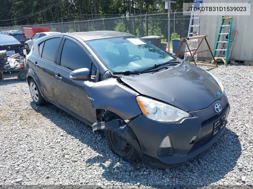 2013 Toyota Prius C Two VIN: JTDKDTB31D1539023 Lot: 45612476