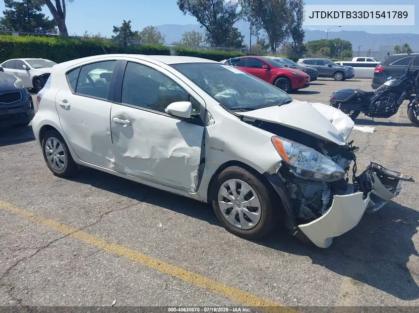 2013 Toyota Prius C Two VIN: JTDKDTB33D1541789 Lot: 45630870