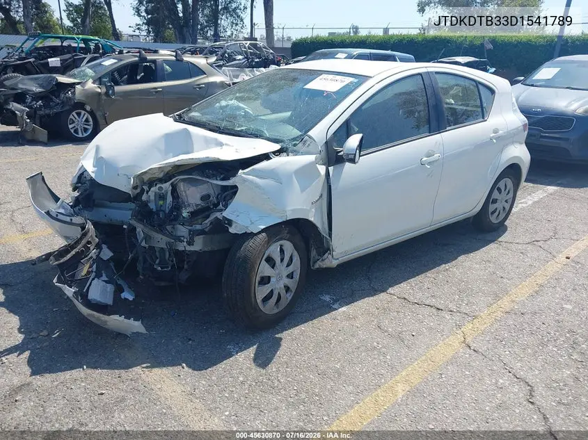 2013 Toyota Prius C Two VIN: JTDKDTB33D1541789 Lot: 45630870