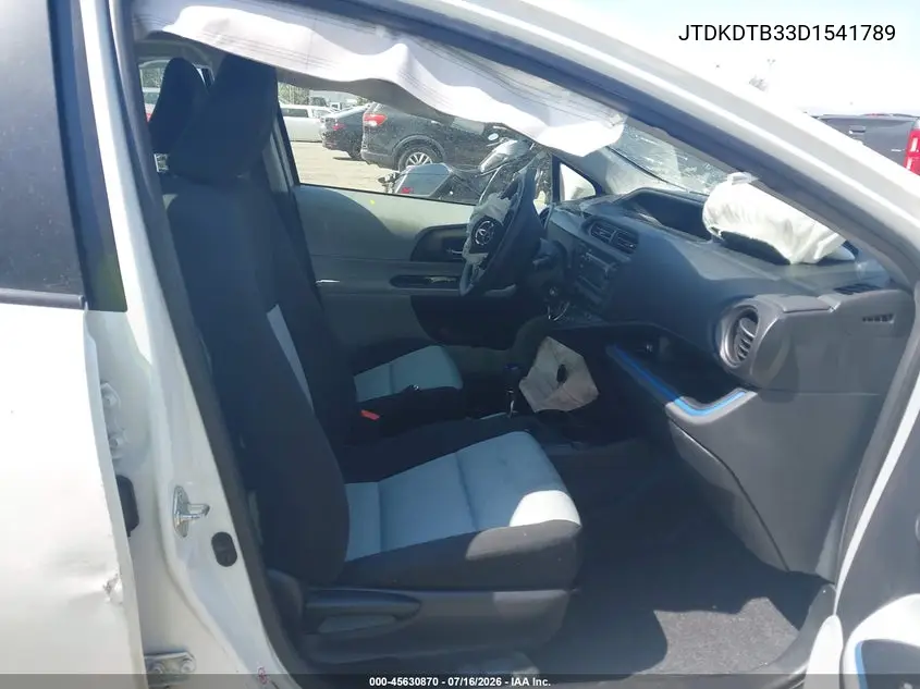2013 Toyota Prius C Two VIN: JTDKDTB33D1541789 Lot: 45630870