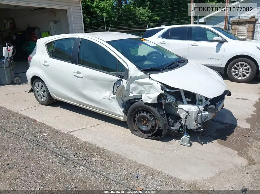 2014 Toyota Prius C One VIN: JTDKDTB35E1077082 Lot: 45236738