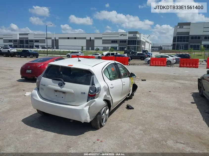 2014 Toyota Prius C One VIN: JTDKDTB33E1561400 Lot: 45332717