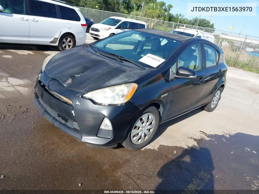 2014 Toyota Prius C One VIN: JTDKDTB3XE1563970 Lot: 45390435