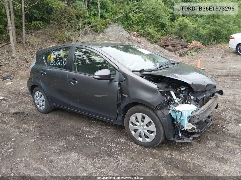 2014 Toyota Prius C Two VIN: JTDKDTB36E1573296 Lot: 45418263