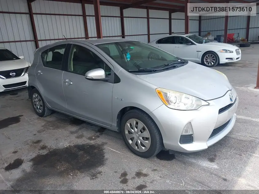 2014 Toyota Prius C Two VIN: JTDKDTB38E1573610 Lot: 45440070