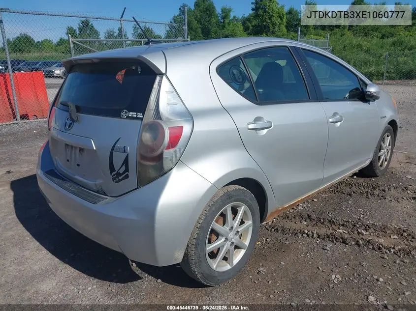2014 Toyota Prius C Three VIN: JTDKDTB3XE1060777 Lot: 45446739