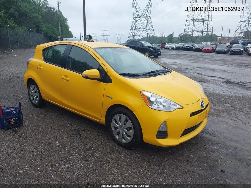 2014 Toyota Prius C Two VIN: JTDKDTB35E1062937 Lot: 45463789