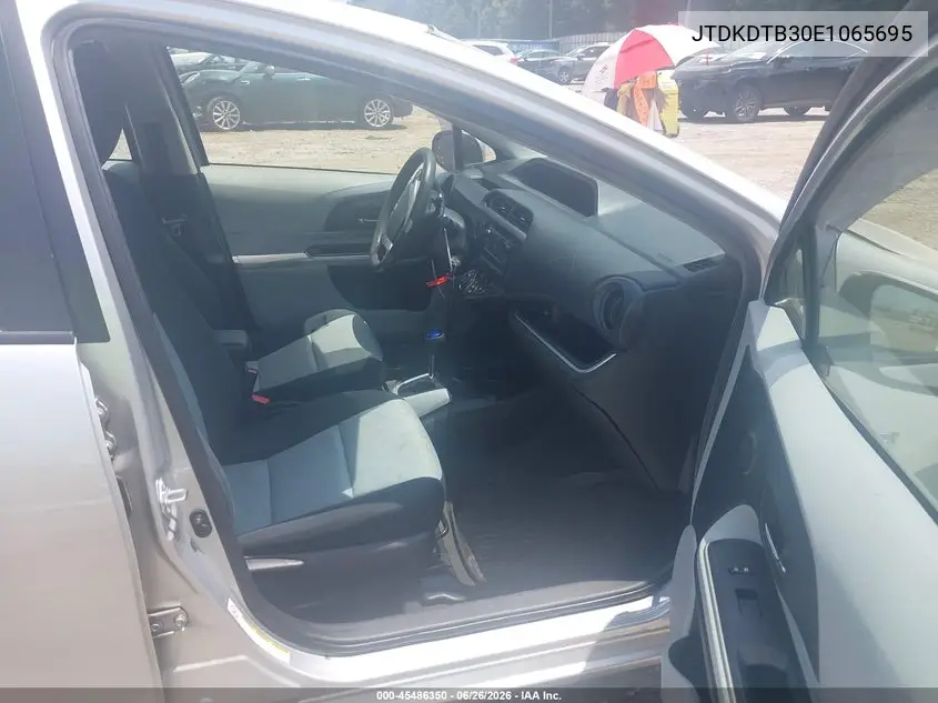2014 Toyota Prius C Two VIN: JTDKDTB30E1065695 Lot: 45486350