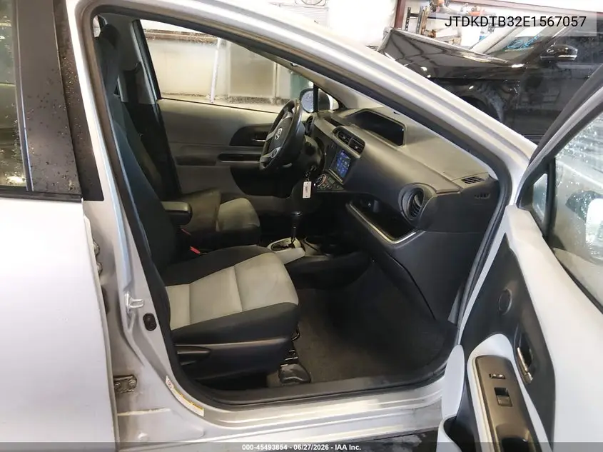 2014 Toyota Prius C Two VIN: JTDKDTB32E1567057 Lot: 45493854