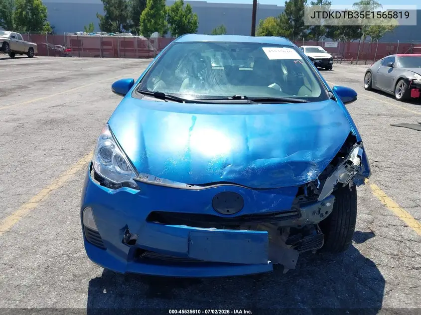 2014 Toyota Prius C One VIN: JTDKDTB35E1565819 Lot: 45535610