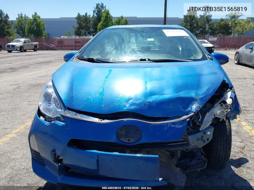 2014 Toyota Prius C One VIN: JTDKDTB35E1565819 Lot: 45535610