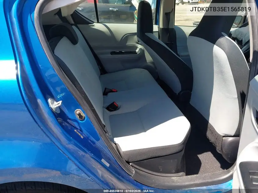 2014 Toyota Prius C One VIN: JTDKDTB35E1565819 Lot: 45535610
