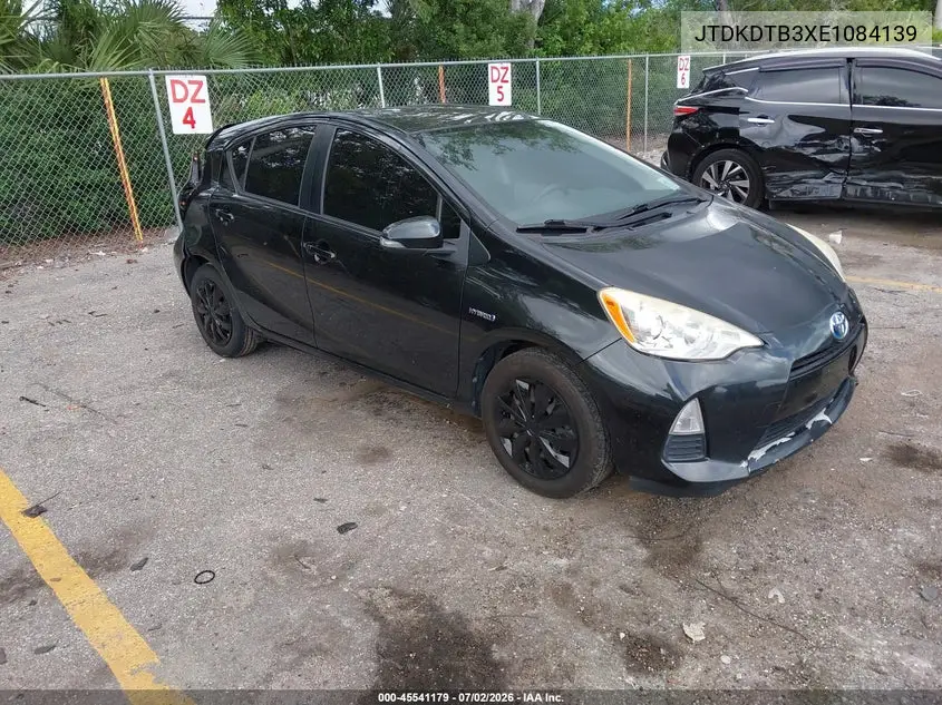 2014 Toyota Prius C One VIN: JTDKDTB3XE1084139 Lot: 45541179