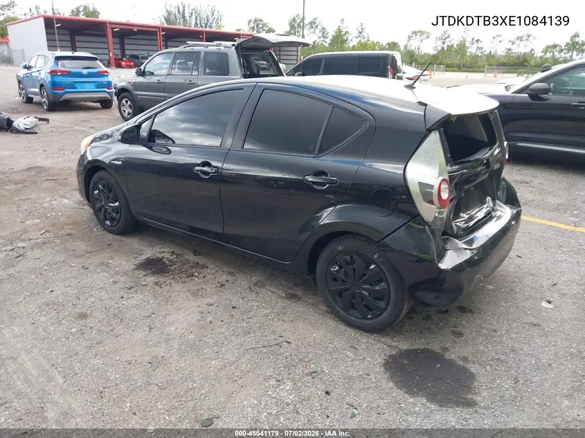 2014 Toyota Prius C One VIN: JTDKDTB3XE1084139 Lot: 45541179