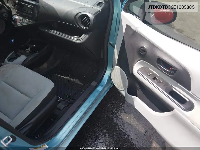2014 Toyota Prius C One VIN: JTDKDTB36E1085885 Lot: 45590453
