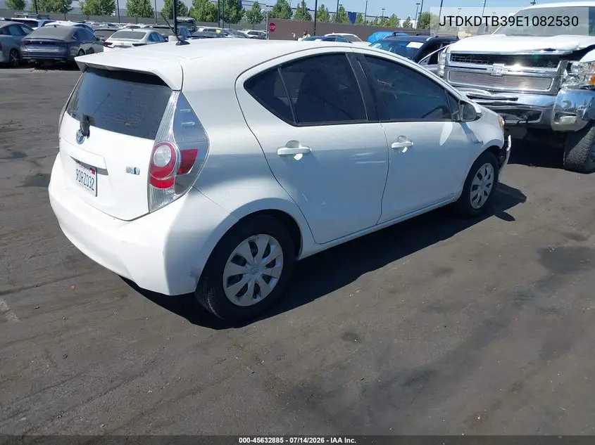2014 Toyota Prius C One VIN: JTDKDTB39E1082530 Lot: 45632885