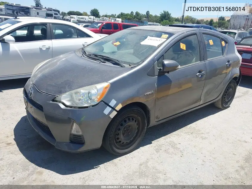 2014 Toyota Prius C One VIN: JTDKDTB30E1568014 Lot: 45642637