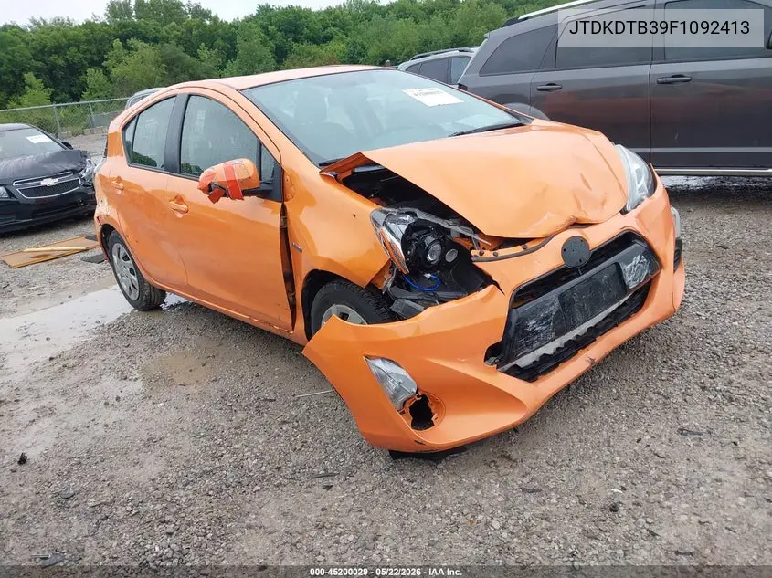 2015 Toyota Prius C Two VIN: JTDKDTB39F1092413 Lot: 45200029