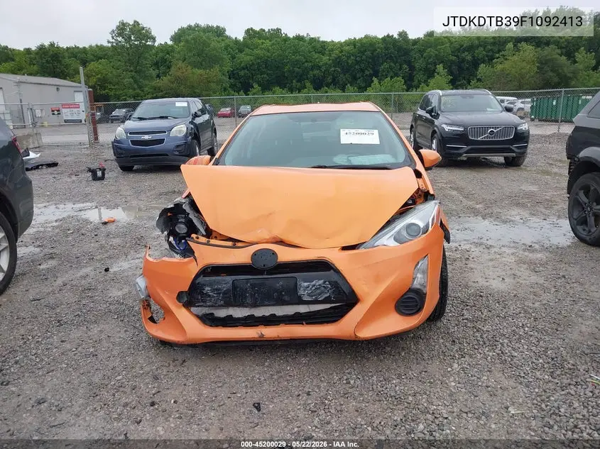 2015 Toyota Prius C Two VIN: JTDKDTB39F1092413 Lot: 45200029