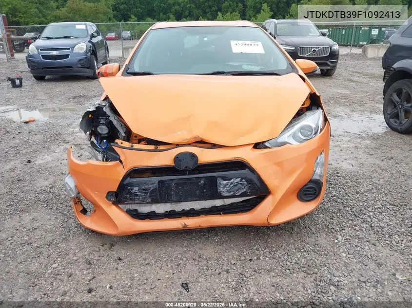 2015 Toyota Prius C Two VIN: JTDKDTB39F1092413 Lot: 45200029