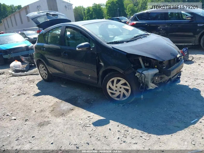 2015 Toyota Prius C One VIN: JTDKDTB38F1579201 Lot: 45247690
