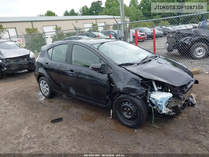 2015 Toyota Prius C Three VIN: JTDKDTB32F1087103 Lot: 45351968