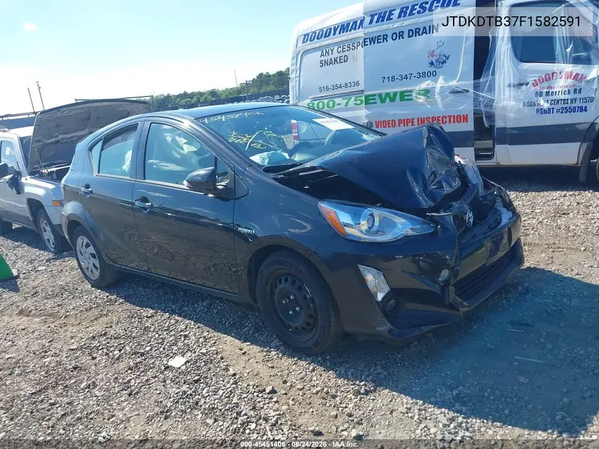2015 Toyota Prius C Three VIN: JTDKDTB37F1582591 Lot: 45451406