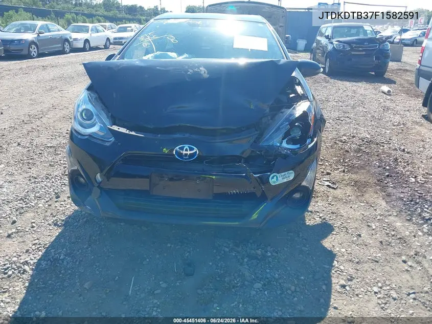 2015 Toyota Prius C Three VIN: JTDKDTB37F1582591 Lot: 45451406
