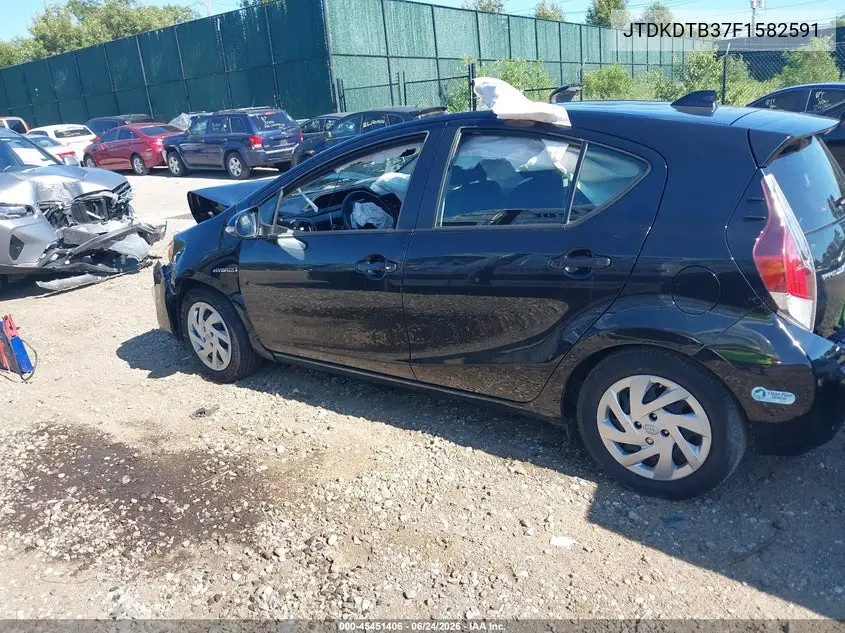 2015 Toyota Prius C Three VIN: JTDKDTB37F1582591 Lot: 45451406