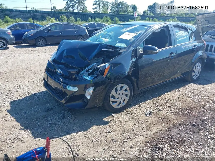 2015 Toyota Prius C Three VIN: JTDKDTB37F1582591 Lot: 45451406