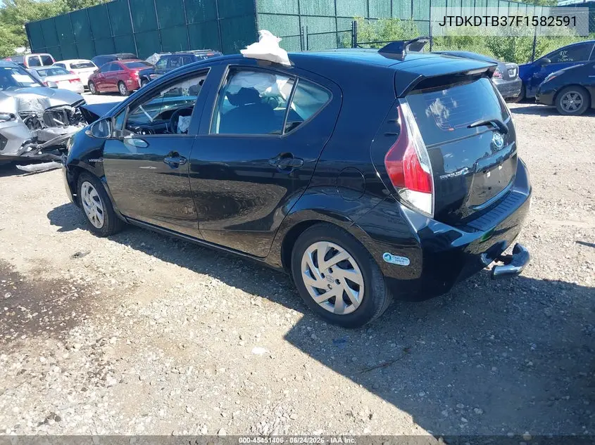 2015 Toyota Prius C Three VIN: JTDKDTB37F1582591 Lot: 45451406