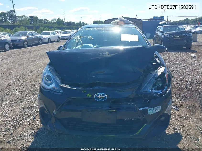 2015 Toyota Prius C Three VIN: JTDKDTB37F1582591 Lot: 45451406