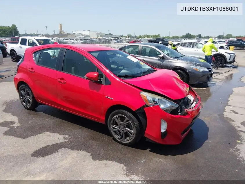 2015 Toyota Prius C Two VIN: JTDKDTB3XF1088001 Lot: 45489816