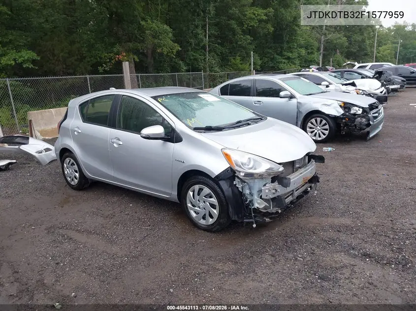 2015 Toyota Prius C Four/One/Three/Two VIN: JTDKDTB32F1577959 Lot: 45543113