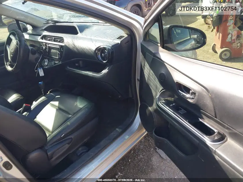 2015 Toyota Prius C Two VIN: JTDKDTB3XF1102754 Lot: 45550378