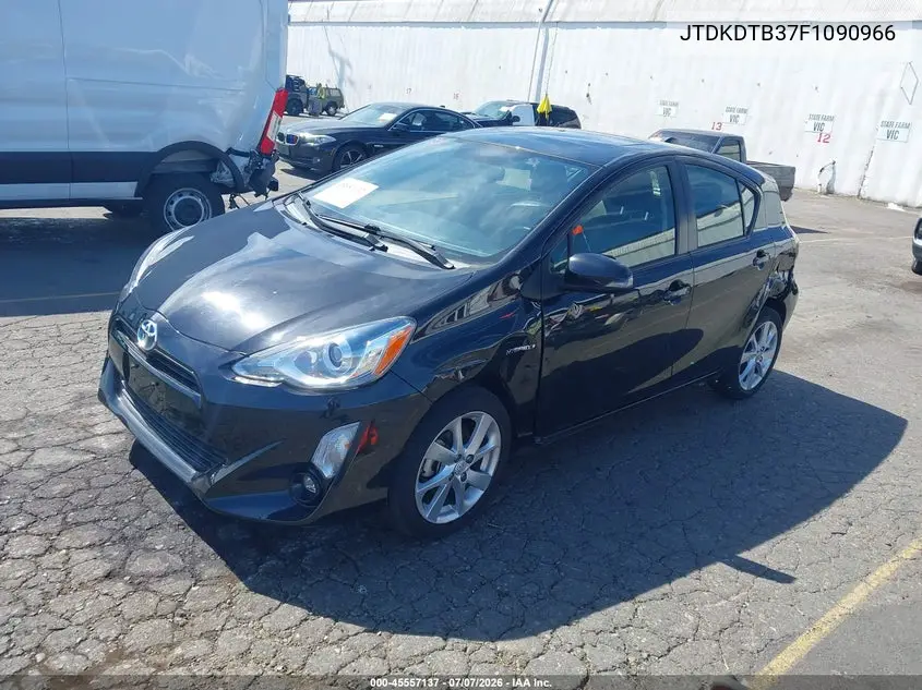 2015 Toyota Prius C Four VIN: JTDKDTB37F1090966 Lot: 45557137