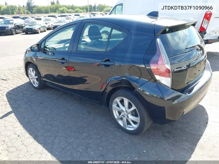 2015 Toyota Prius C Four VIN: JTDKDTB37F1090966 Lot: 45557137