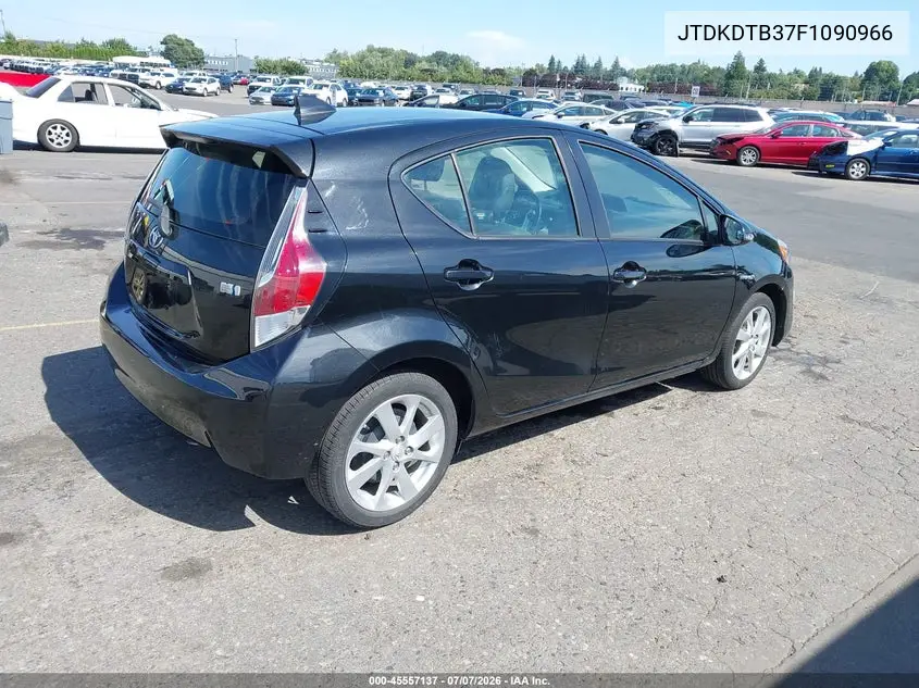 2015 Toyota Prius C Four VIN: JTDKDTB37F1090966 Lot: 45557137
