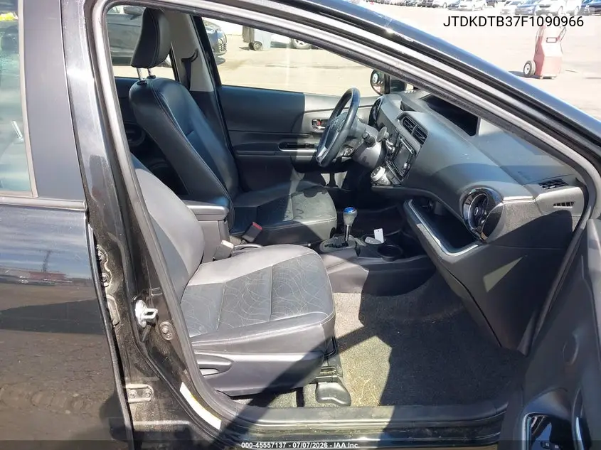 2015 Toyota Prius C Four VIN: JTDKDTB37F1090966 Lot: 45557137